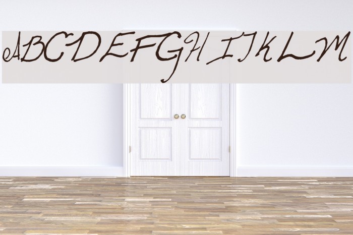 cursiveedgar Font examples