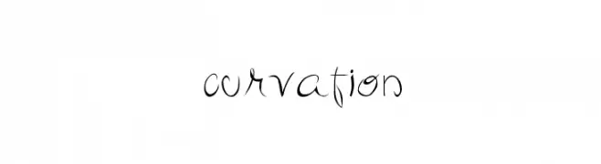 curvation  Frei Schriftart Herunterladen
