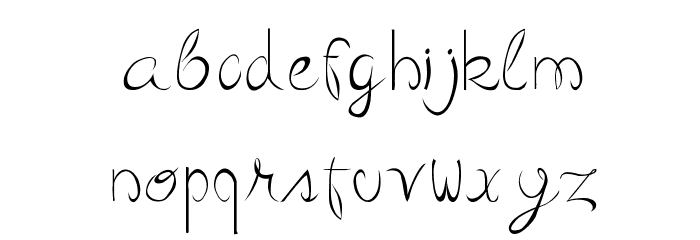 curvation Font LOWERCASE