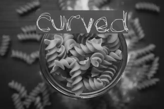 curved Font examples