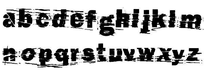 cut n paste Font LOWERCASE