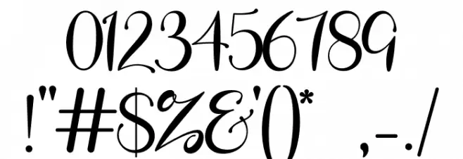 cute - Personal Use Font OTHER CHARS