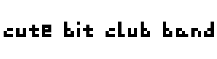 cute bit club band  नि: शुल्क फ़ॉन्ट्स डाउनलोड