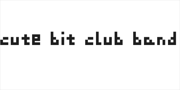 cute bit club band Logo