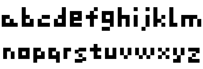 cute bit club band Font LOWERCASE