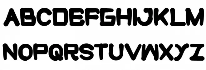 cute monster Caratteri MINUSCOLO