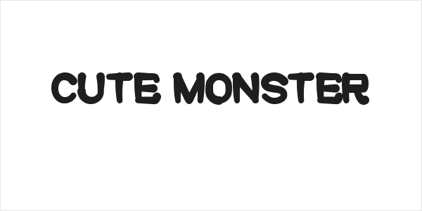 cute monster Logo