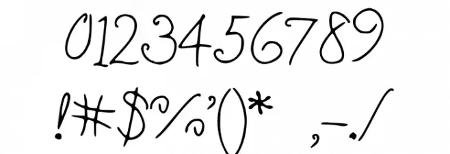 cutepickle फ़ॉन्ट अन्य घर का काम