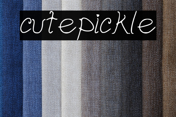 cutepickle Polices examples