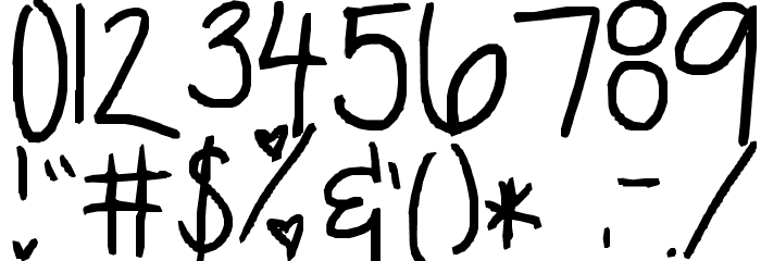 cuteso Font OTHER CHARS
