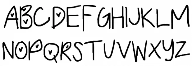 cuteso Schriftart Groß