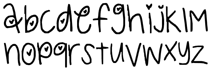 cuteso Font LOWERCASE