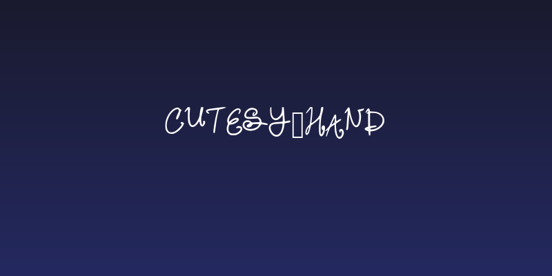 cutesy_hand Social Header