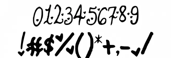 cutieheartz Font OTHER CHARS