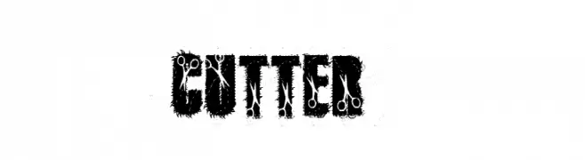 cutter  Frei Schriftart Herunterladen