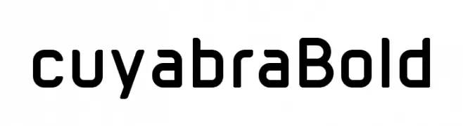 cuyabra Bold  Frei Schriftart Herunterladen