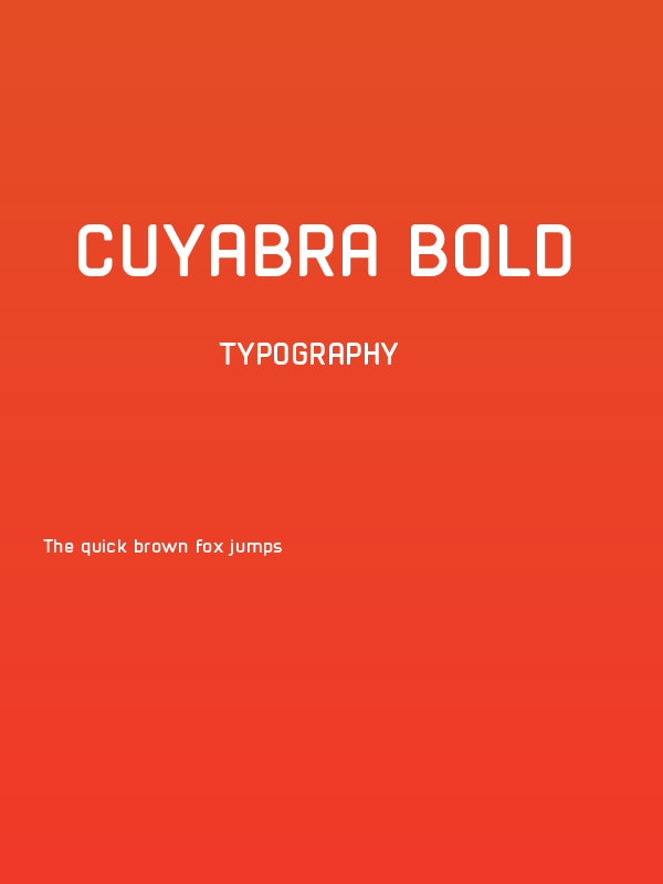 cuyabra Bold Poster