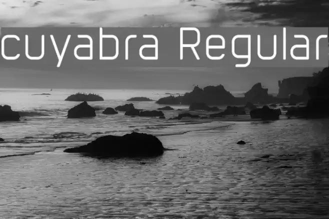 cuyabra Regular Font examples