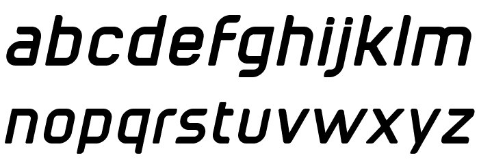 cuyabra bold oblique Font LOWERCASE