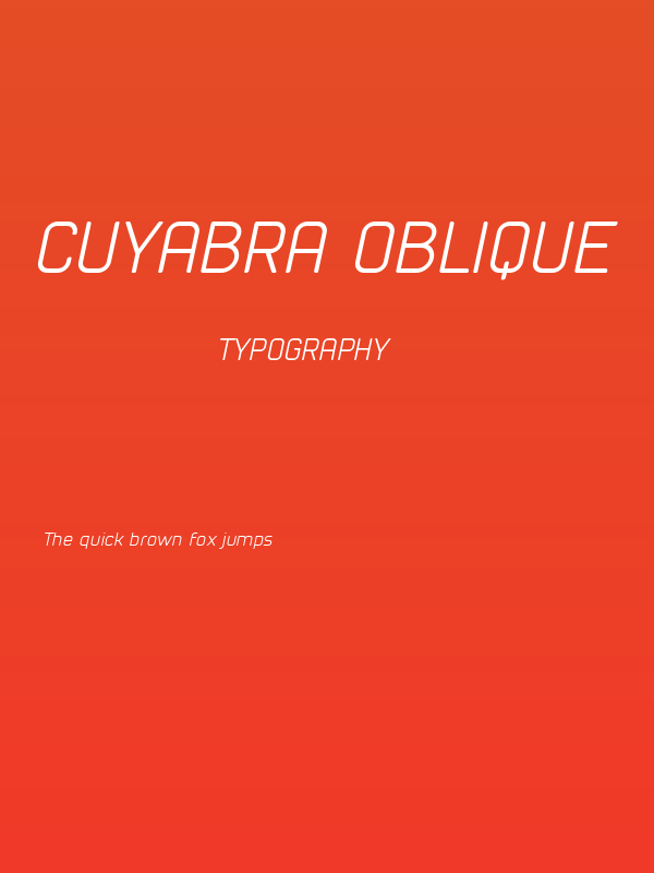 cuyabra oblique Poster