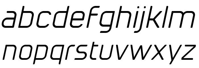 cuyabra oblique Font LOWERCASE