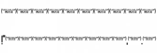 CVFBuffaloGrove Font OTHER CHARS