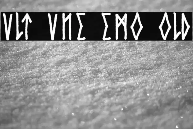 Cvlt Rvne Demo Bold Font examples