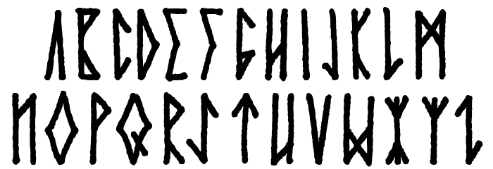 Cvlt Rvne Demo Bold Font LOWERCASE