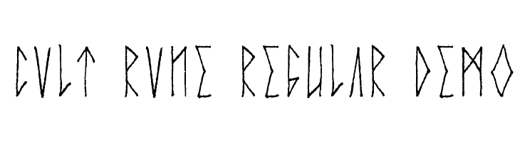 Cvlt Rvne Regular Demo  नि: शुल्क फ़ॉन्ट्स डाउनलोड
