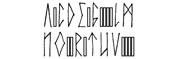 Cvlt Rvne Regular Demo Font OTHER CHARS