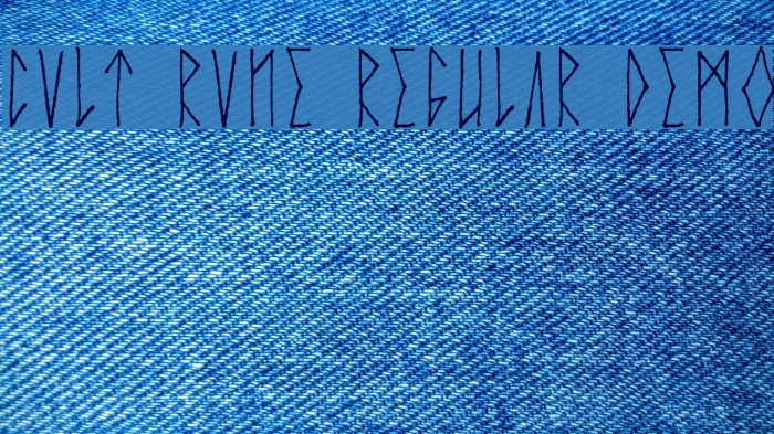 Cvlt Rvne Regular Demo Font examples