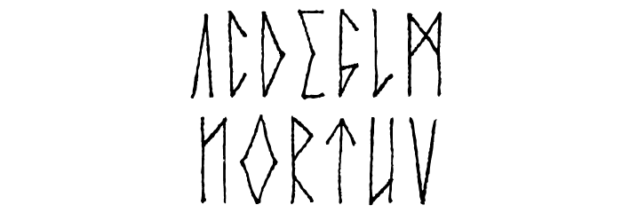 Cvlt Rvne Regular Demo Font LOWERCASE
