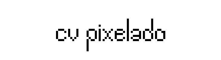 cv pixelado  لخطوط تنزيل