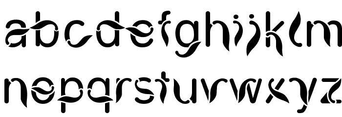 CW Ciung Wanara Sejati Font LOWERCASE