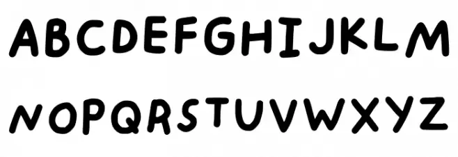 Cweyons Regular Font UPPERCASE