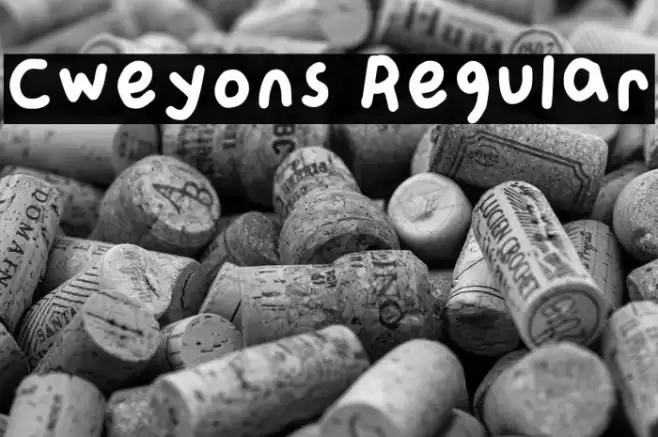 Cweyons Regular Font examples