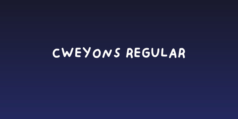 Cweyons Regular Social Header
