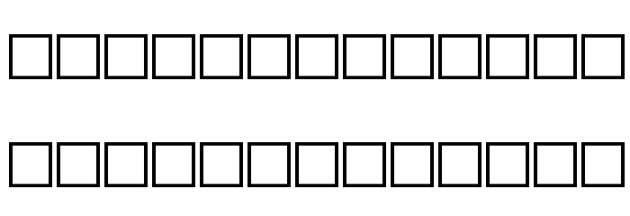 cwTeXFangSong Font OTHER CHARS