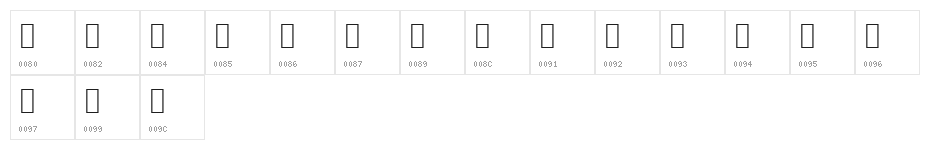 cwTeXMing Character Map