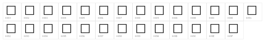 cwTeXYen Character Map