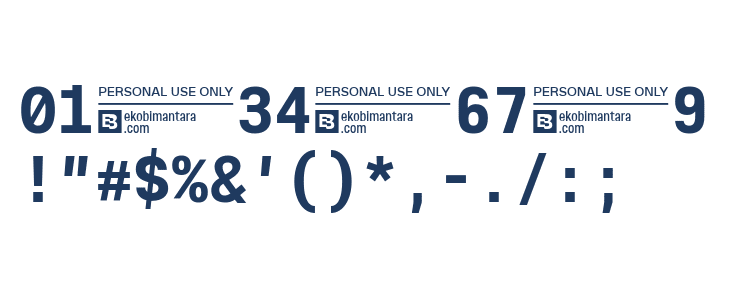 Cx Mono Trial Extra Bold Other Characters