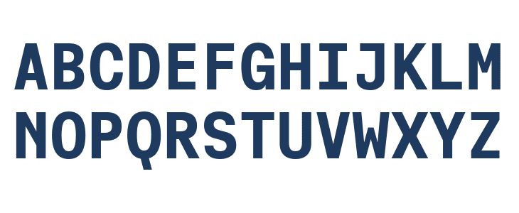 Cx Mono Trial Extra Bold Uppercase