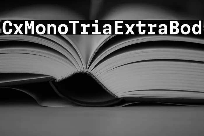 Cx Mono Trial Extra Bold Example 3