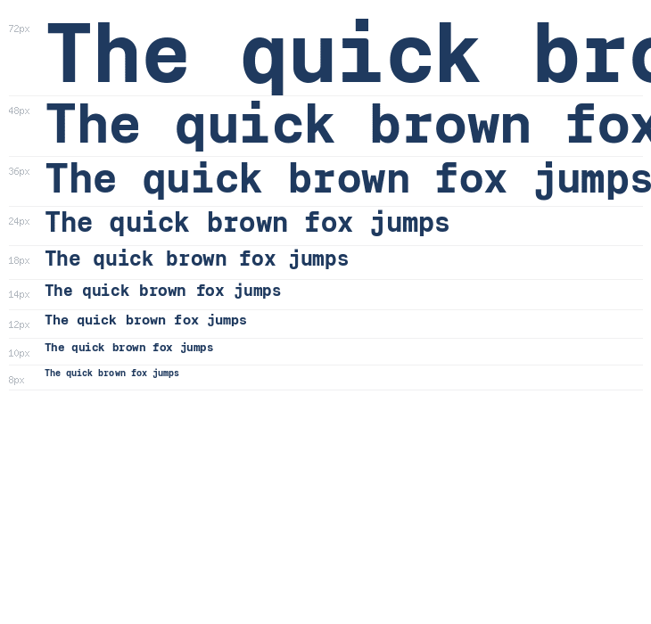 Cx Mono Trial Extra Bold Waterfall