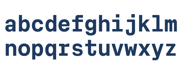 Cx Mono Trial Extra Bold Lowercase