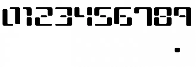 CYBE Font OTHER CHARS