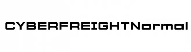 CYBER FREIGHT Normal  Fuentes Gratis Descargar