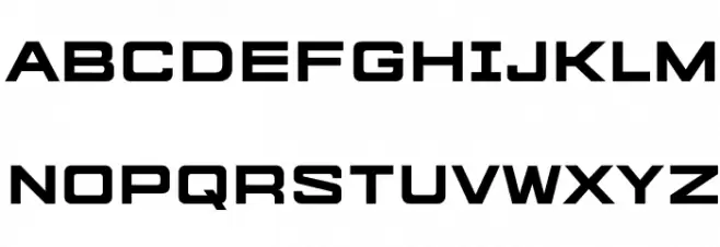 CYBER FREIGHT Normal Polices MAJUSCULES