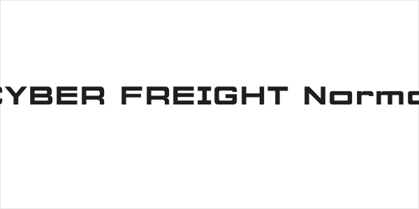 CYBER FREIGHT Normal Logo