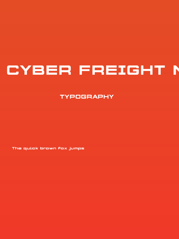 CYBER FREIGHT Normal Poster